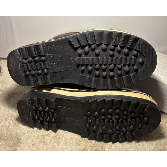 Outbound Size 9 Mens Brown & Black Insulated Winter Boots With Sherpa Lining - Picture 15 of 15